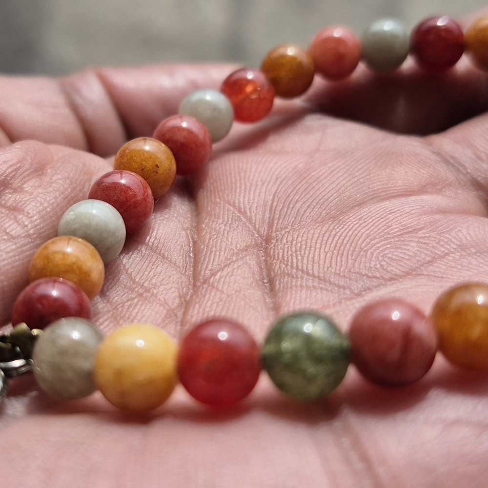Alashan Agate Natural Stone Braclet! - Picture 4 of 5